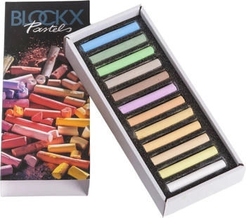 BlockX Case Light Pastels Trockenpastellset Light 12 stk