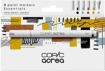 COPIC acrea Essentials Layoutmarker-Set farbsortiert 0,8 mm 1 Pack = 6 St.