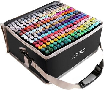 Extralink Alkoholmarker Set Filzstifte Tragetasche 262 St&uuml;cke