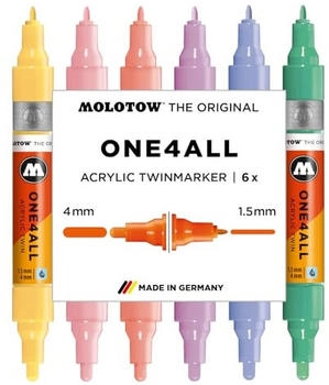 MOLOTOW Acrylmarker One4All Twin Pastel Classic Set