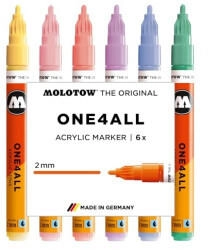 MOLOTOW Acrylmarker One4All 127HS Pastel Classic Set