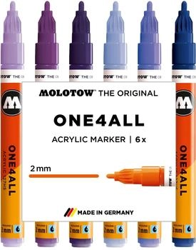 MOLOTOW Acrylmarker One4All 127HS Violet Set