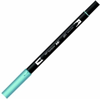 Tombow 6 x Dual-Fasermaler ABT mit Rundspitze/Pinselspitze glacier blue (ABT-491)
