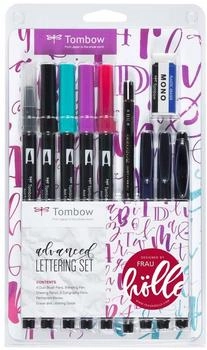 Tombow Malstifte Lettering-Set f&uuml;r Fortgeschrittene (Mehrfarbig 10 x)