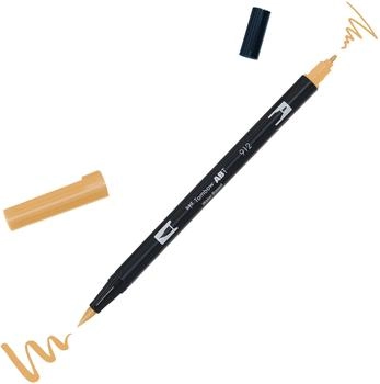 Tombow 6 x Dual-Fasermaler ABT mit Rundspitze/Pinselspitze pale cherry (ABT-912)