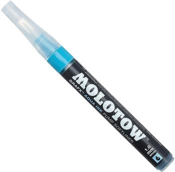 MOLOTOW Pinselmarker Pump Softliner Aqua 1mm cyan (MO727012)