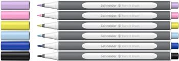 Schneider Schreibger&auml;te Brushpen Paint-It 070 sortiert Karton-Etui 6er Set V1 5+1 (ML07010502)