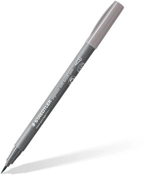 Staedtler 10 x Pigment soft brush pen warmgrau hell (372-840)