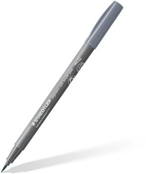 Staedtler 10 x Pigment soft brush pen kaltgrau medium (372-87)