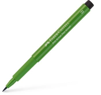 Faber-Castell 5 x Tuschestift Pitt Artist Pen Spitze: Brush permanentgr&uuml;n oliv (167467)