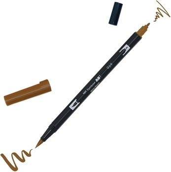 Tombow 6 x Dual-Fasermaler ABT mit Rundspitze/Pinselspitze chocolate (ABT-969)