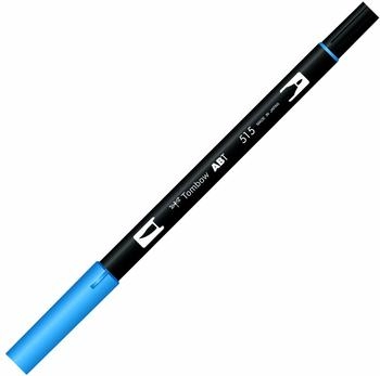 Tombow 6 x Dual-Fasermaler ABT mit Rundspitze/Pinselspitze light blue (ABT-515)