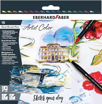 Eberhard Faber FABER 558218 Layoutmarker Sketch Marker Artist Color 18er Set