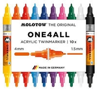 Molotow MO200890 - Acrylmarker 1.5 - 4 mm 10 Farben