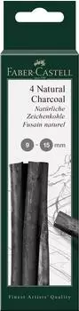Faber-Castell 129498 Zeichenkohle natürlich Pitt 9-15 mm