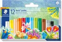 Staedtler 243 NC12, STAEDTLER Noris jumbo 243 &Ouml;lpastellkreiden farbsortiert 12...