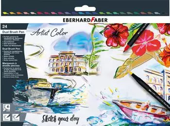 Eberhard Faber FABER 558224 Layoutmarker Sketch Marker Artist Color 24er Set
