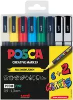 POSCA Marker UNI PC-3M 62 Set