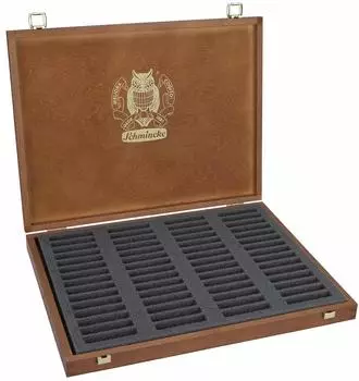 Schmincke Pastell Leerkasten f&uuml;r 60 Farben gro&szlig;er Holzkasten zur individuellen Best&uuml;ckung (77960097)