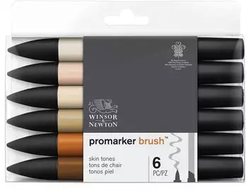 Winsor & Newton Promarker Brush Skin Tone 6er-Set (0290127)