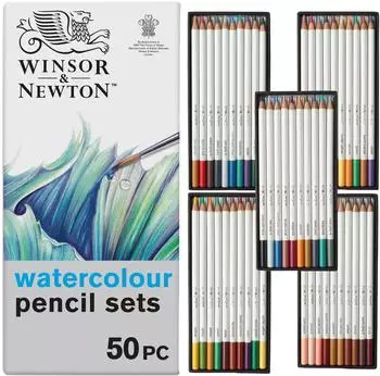 Winsor & Newton Studio Collection Aquarellstifte, Sortiment 50er-Set (2090009)