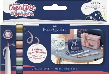 Faber-Castell Goldfaber Creative Marker Brush "Happy Celebration" 6er-Set (161006)