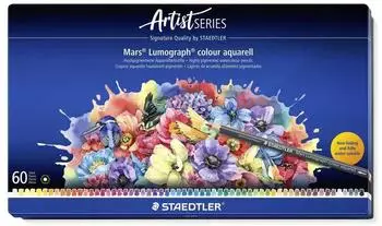 Staedtler Mars Lumograph colour aquarell Aquarellstifte, 60er-Set (104 M60)
