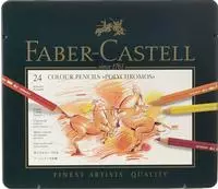 Faber-Castell Polychromos 110024 Colour Pencils, 24 St&uuml;ck
