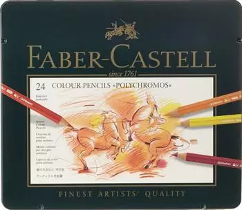 Faber-Castell Polychromos Farbstifte 24 St&uuml;ck
