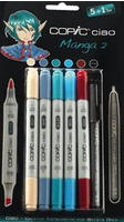Copic 22075557, COPIC Ciao 5+1 Layoutmarker-Set farbsortiert 1,0 + 6,0 mm, 6 St.