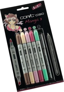 COPIC Ciao Multiliner-Marker Set 5+1 Manga 3