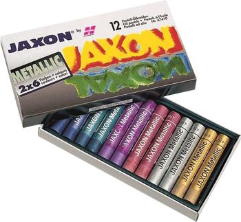 Honsell Jaxon Ölpastelkreide 12-er Sortiment Metallic-Farben