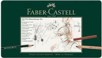 Faber-Castell 112977, Faber-Castell Set Pitt Monochrome gro&szlig; Metalletui