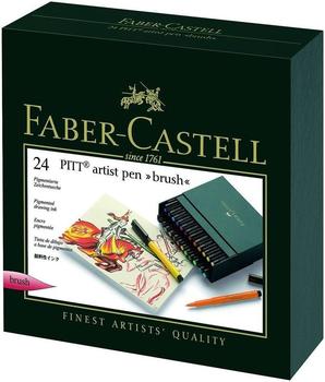 Faber-Castell Tuschestift PITT artist pen B 24er Atelierbox