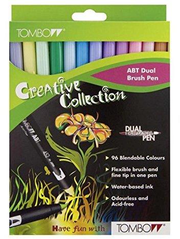 Tombow ABT Dual Brush Pens 12tlg Pastellfarben