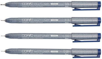 COPIC Multiliner cobalt 4St sort