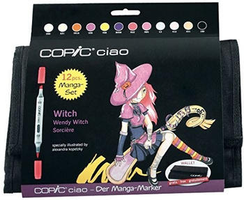 COPIC Ciao Set Wallet Witch 12St