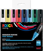Posca Acrylstifte PC-5M, Pigmentmarker, sortiert, Rundspitze, 16 St&uuml;ck