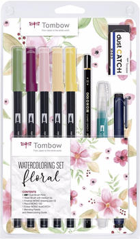 Tombow Watercoloring-Set floral 11er