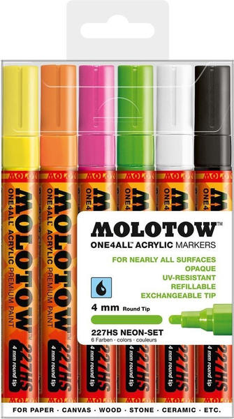 MOLOTOW One4All HS Neon Marker Set 6er