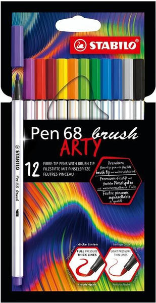 STABILO Pen 68 brush ARTY 12er (EO568122120)