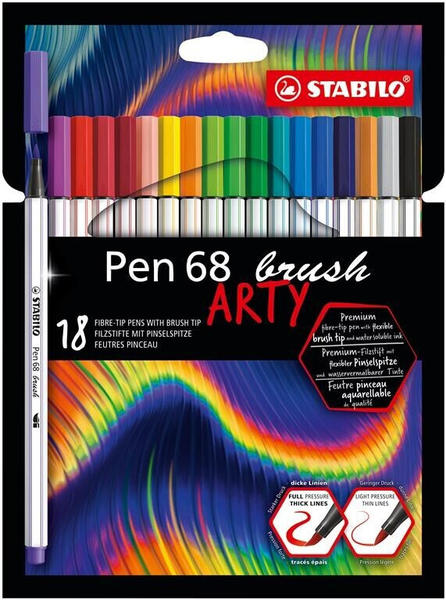 STABILO Pen 68 brush ARTY 18er (EO568182120)