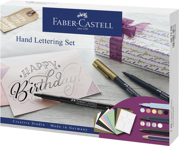 Faber-Castell Handlettering-Set farbsortiert 12-teilig
