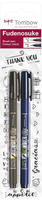 Tombow WS-BHS-2P, Tombow Fudenosuke Brush-Pens schwarz, 1 Set