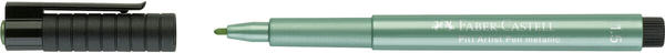 Faber-Castell Tuschestift Pitt Artist Pen metallic green metallic 1,5 (167394)