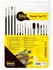Idena Pinsel 60109 Pinselset mit 10 Haar- und 5 Borstenpinseln 15 Stk.