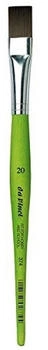 daVinci Pinsel Fit für Schule und Hobby elastische Synthetik grün flach Serie 374 Größe 20