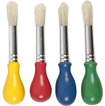 Creativ Company Ballon-Pinsel L 11,5 cm B 11 mm D 13 mm rund 4 Stk.