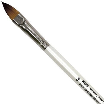 KUM Pinsel Memory Point Brush Holz Cat-Tongue Größe 14