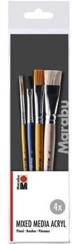 Marabu 18400202 Pinselset Mixed Media Acryl FSC 100%